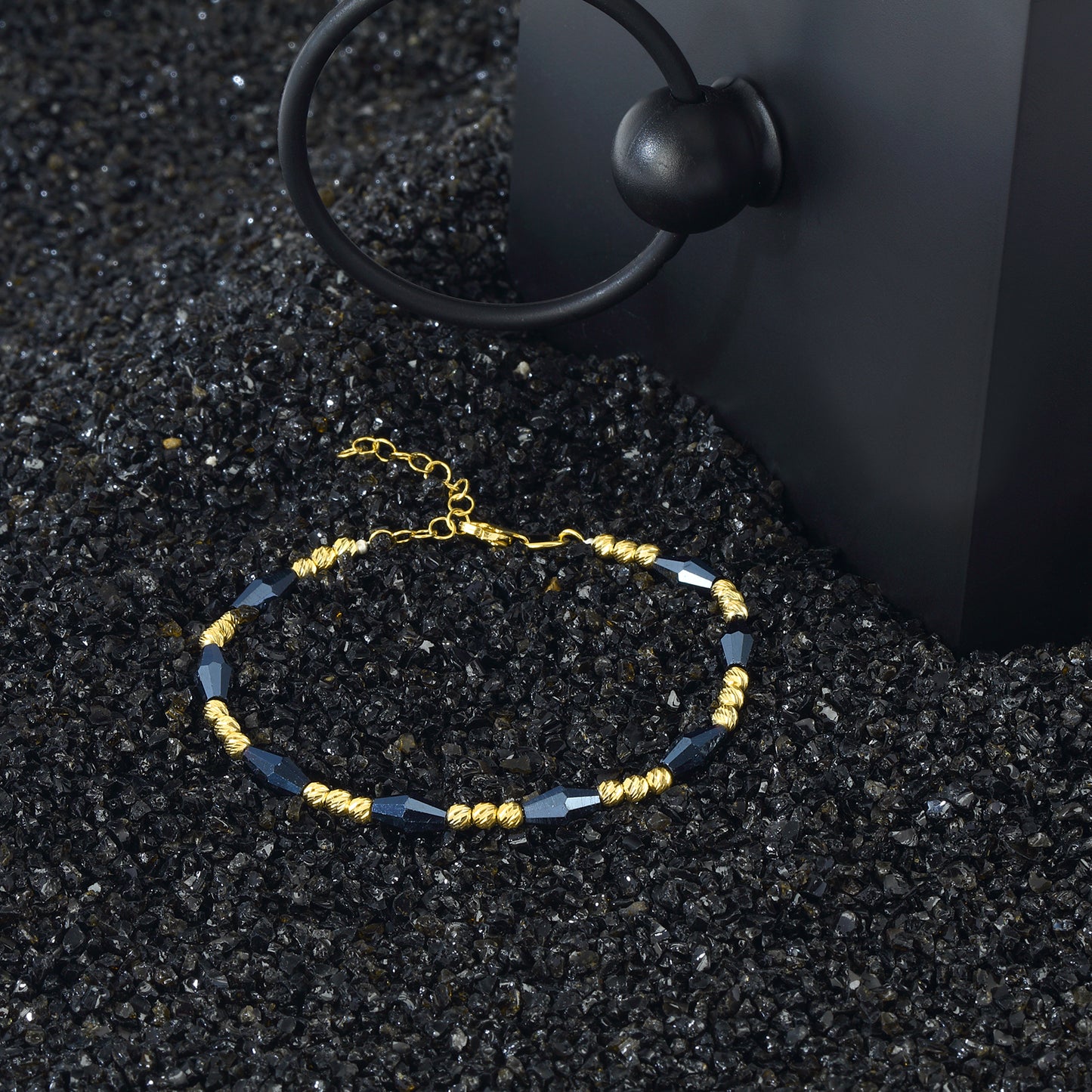 Lapis Lazuli Stone Silver Chain Bracelets 14k Gold Plated 925 Sterling Silver Jewelry