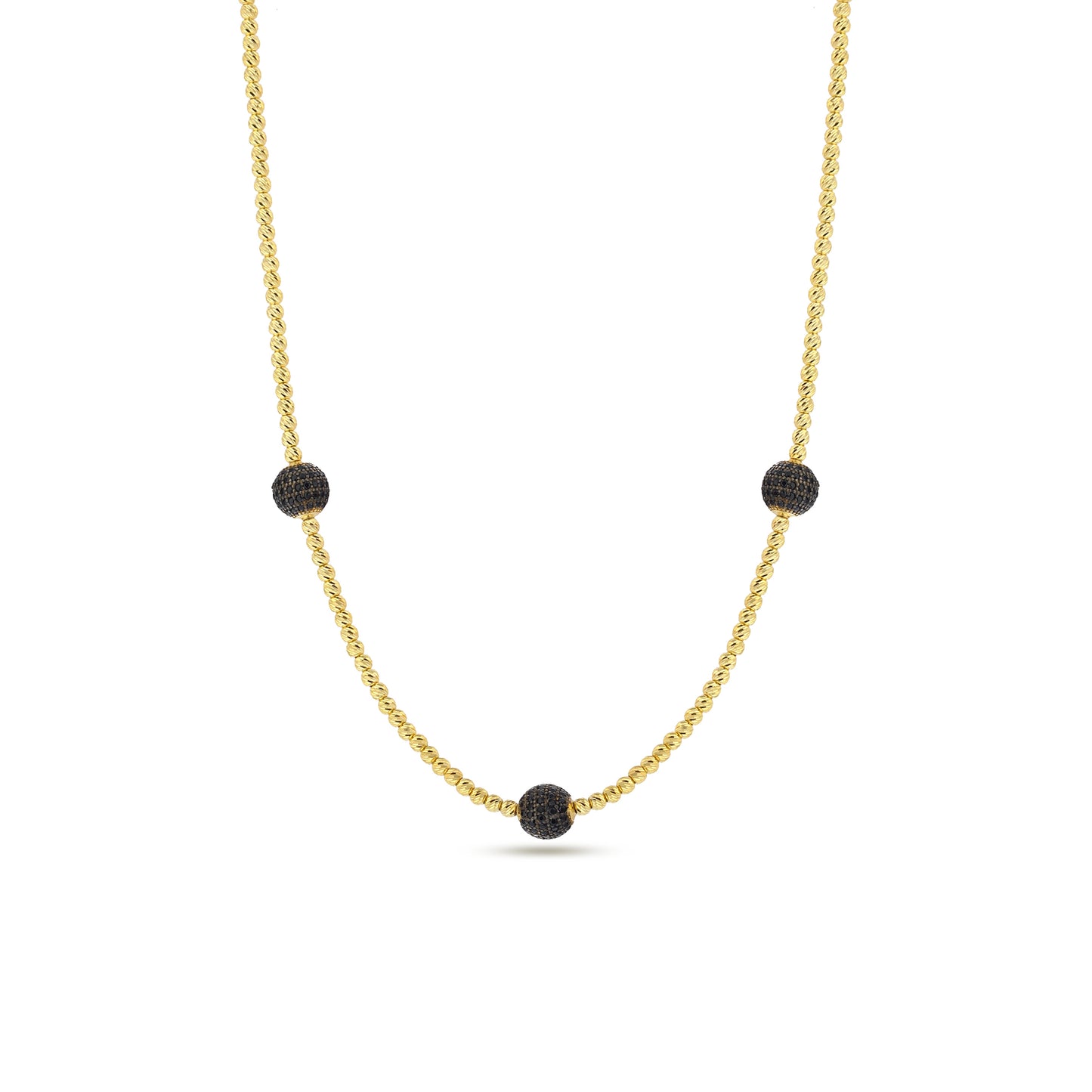 Pearl Necklace black, Lapidary 14k Gold Plated 925 Sterling Silver Jewelry