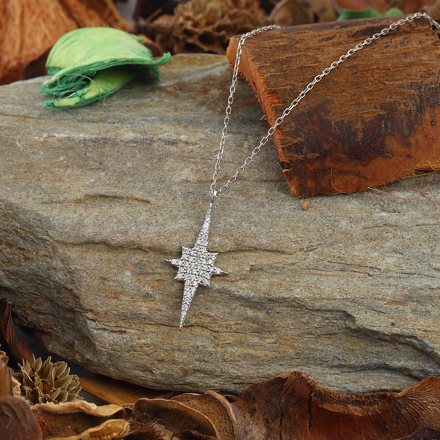Sirius Star Necklace 925 Sterling Silver Jewelry