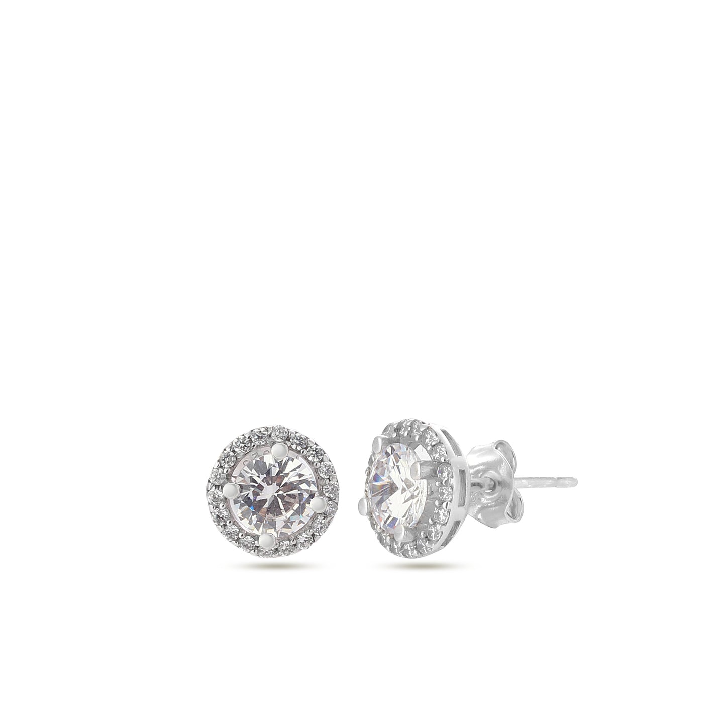 Diamond Drop Earrings Zircon Stoney 925 Sterling Silver Jewelry