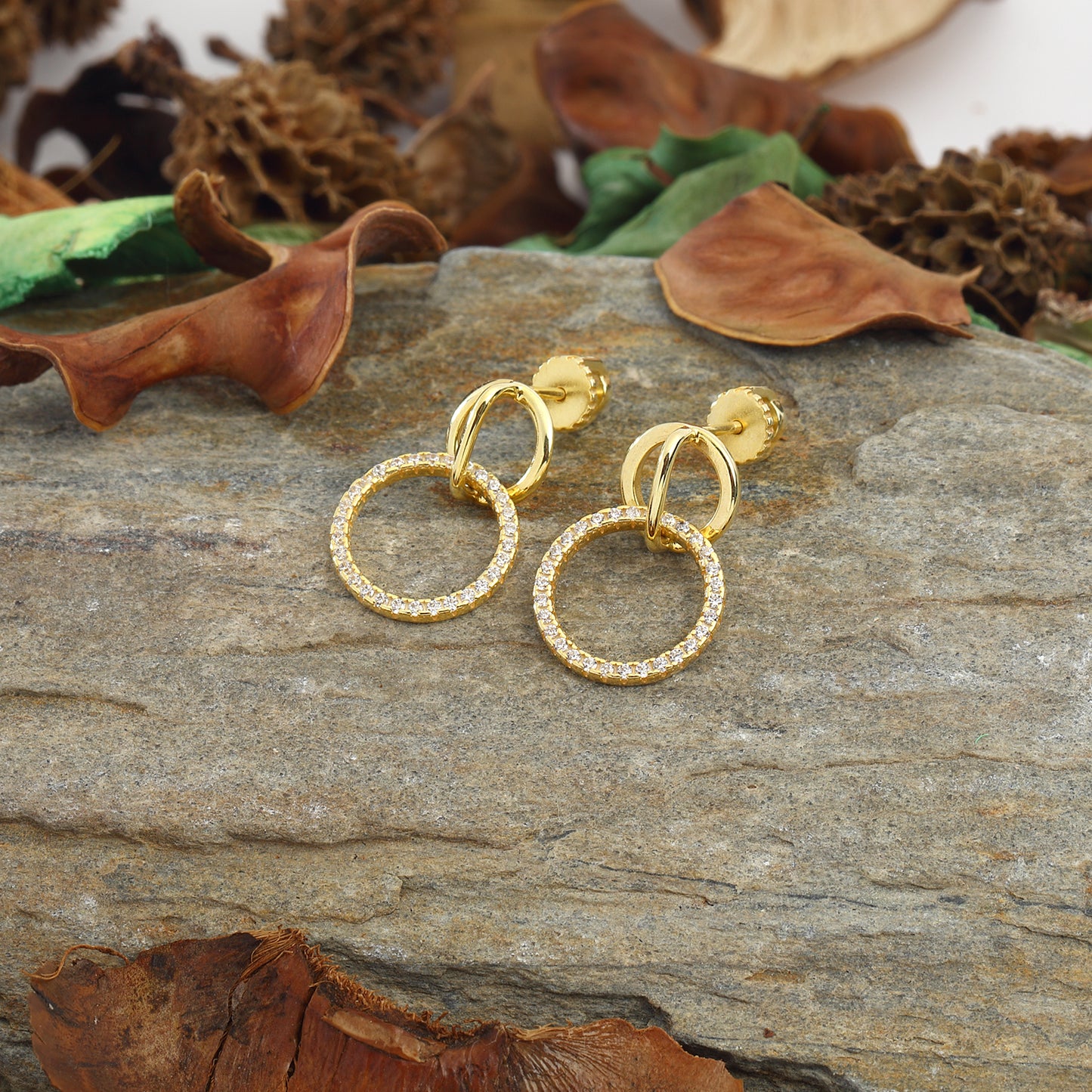 Hoop, Circle Earrings, Clip on earrings Gold filled 14k Gold Plated 925 Sterling Silver Jewelry