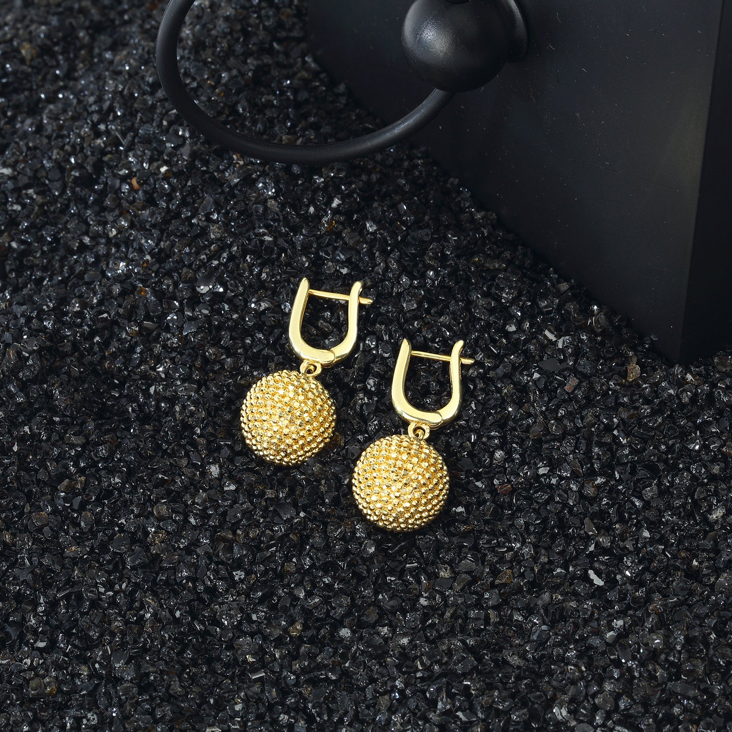 Dangle Ball Drop Earrings Gold filled 14k Gold Plated 925 Sterling Silver Jewelry